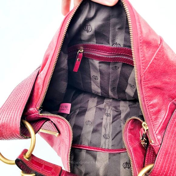 Vintage Y2K Juicy Couture Lock Large 'Gossip' Hobo Handbag - Picture 7 of 10